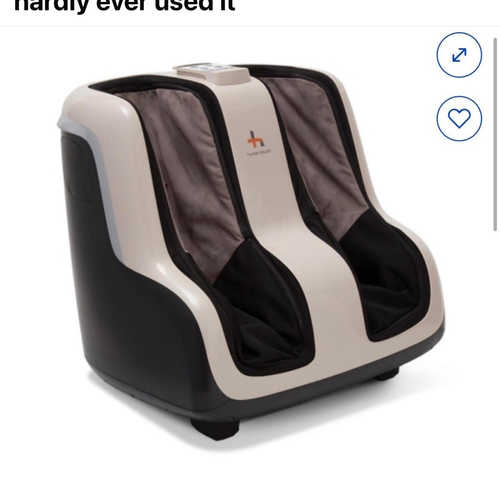 Homedics Black and White Foot Massager